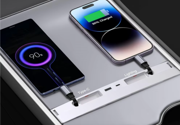 USB Docking Hub for Tesla Model Y Fast Charging Station Cable