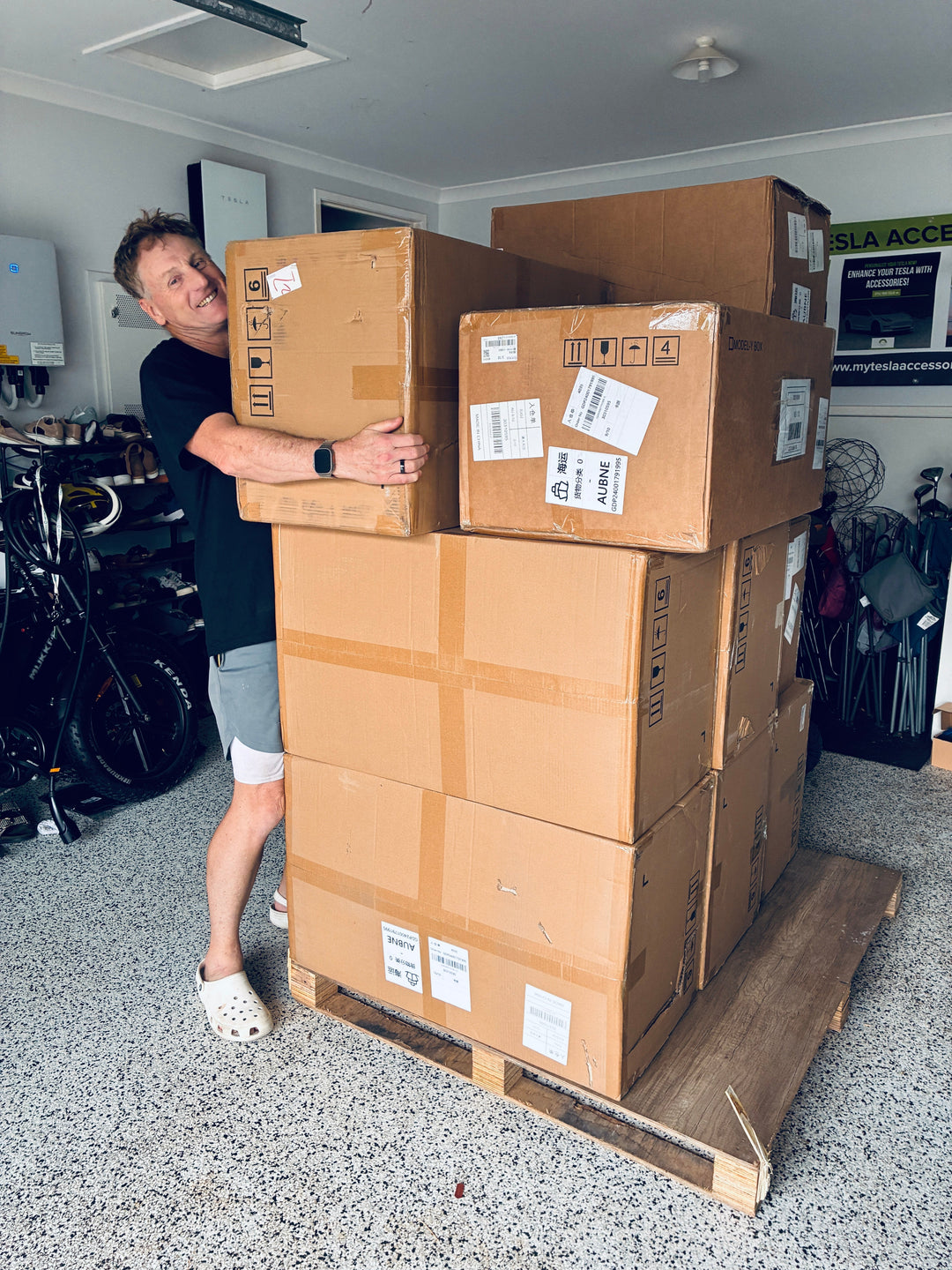 OEM vs aftermarket Tesla accessories comparison - Australian-made tow bars, OHME chargers, floor mats and camping gear for Model 3 and Model Y