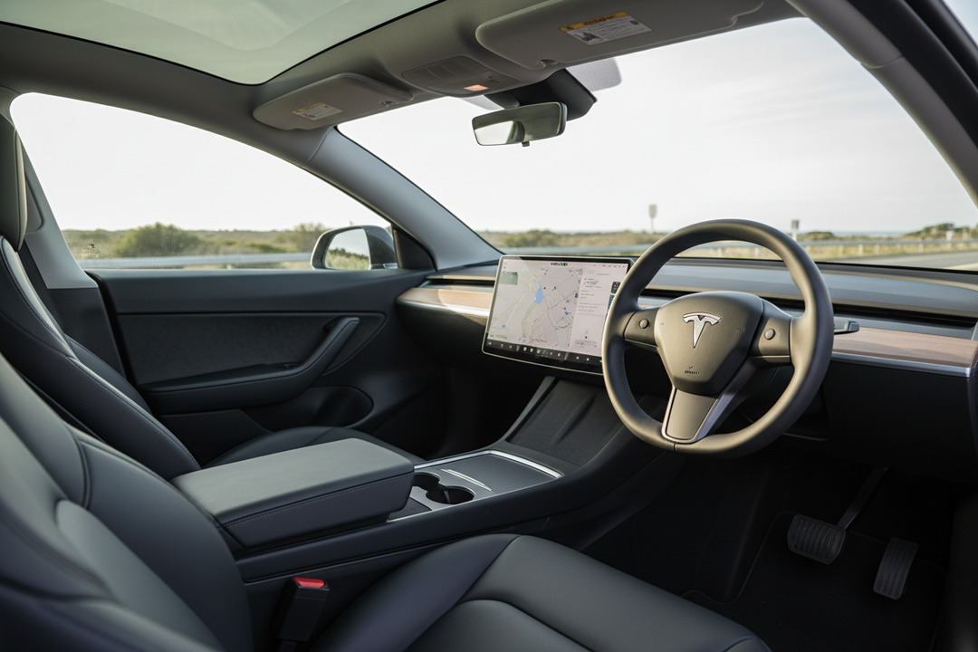 Tesla Model Y interior accessories - right hand drive Australian spec