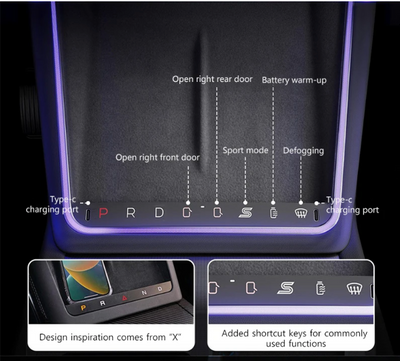 2024 Tesla Highland Fast Charging Pad with LED - My Tesla Accessories Interior Accessories #myteslaaccessories