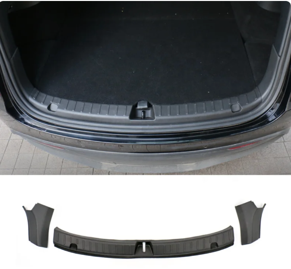 2 Piece Model Y Rubber Boot Sill  + ABS Side Panels Protector Kit,  My Tesla Accessories Interior Accessories  #myteslaaccessories, Interior Collection Easy to install, 