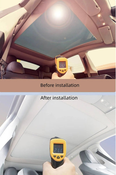 Model Y Retractable Sunshade - My Tesla Accessories Interior Accessories #