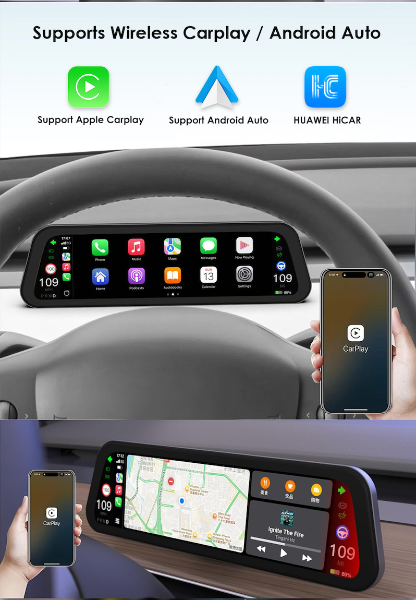9.6" CarPlay and Android Auto  for Tesla