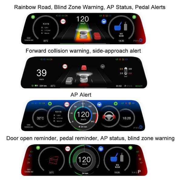 9.6" UI for Dash Display