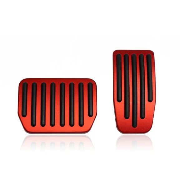 Pedal Covers for Tesla, Easy Install, Interior Accessories #mytelsaccessories, Self Install, Model 3, Model Y, Red