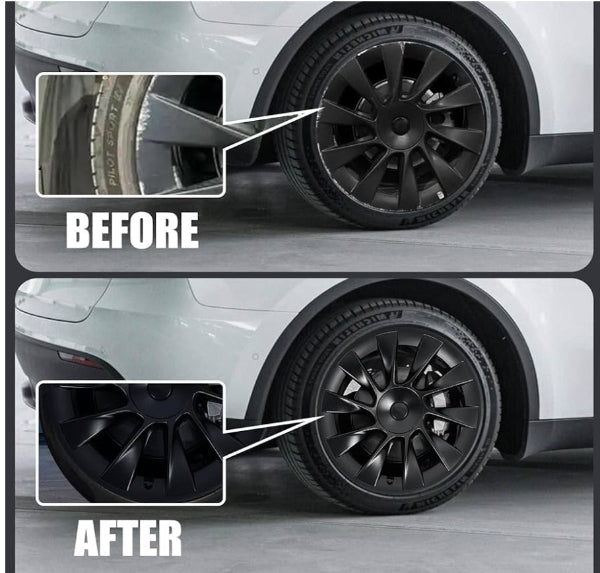 Before and After 20" Rim Protector for Tesla