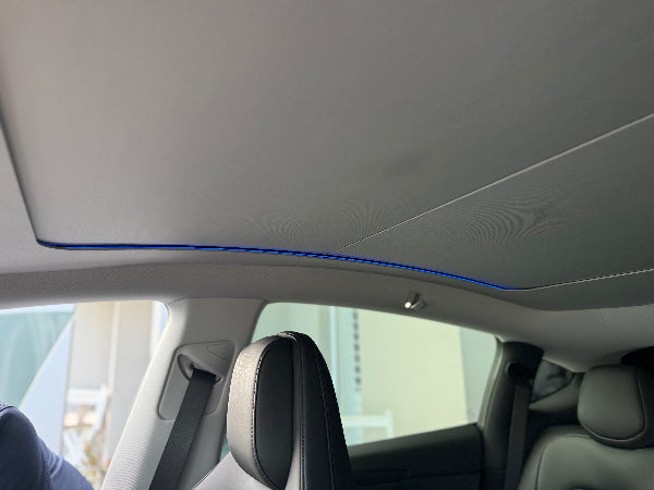 Electric Voice Activated Sunshade for Model Y Juniper 2025 with Built in LED&