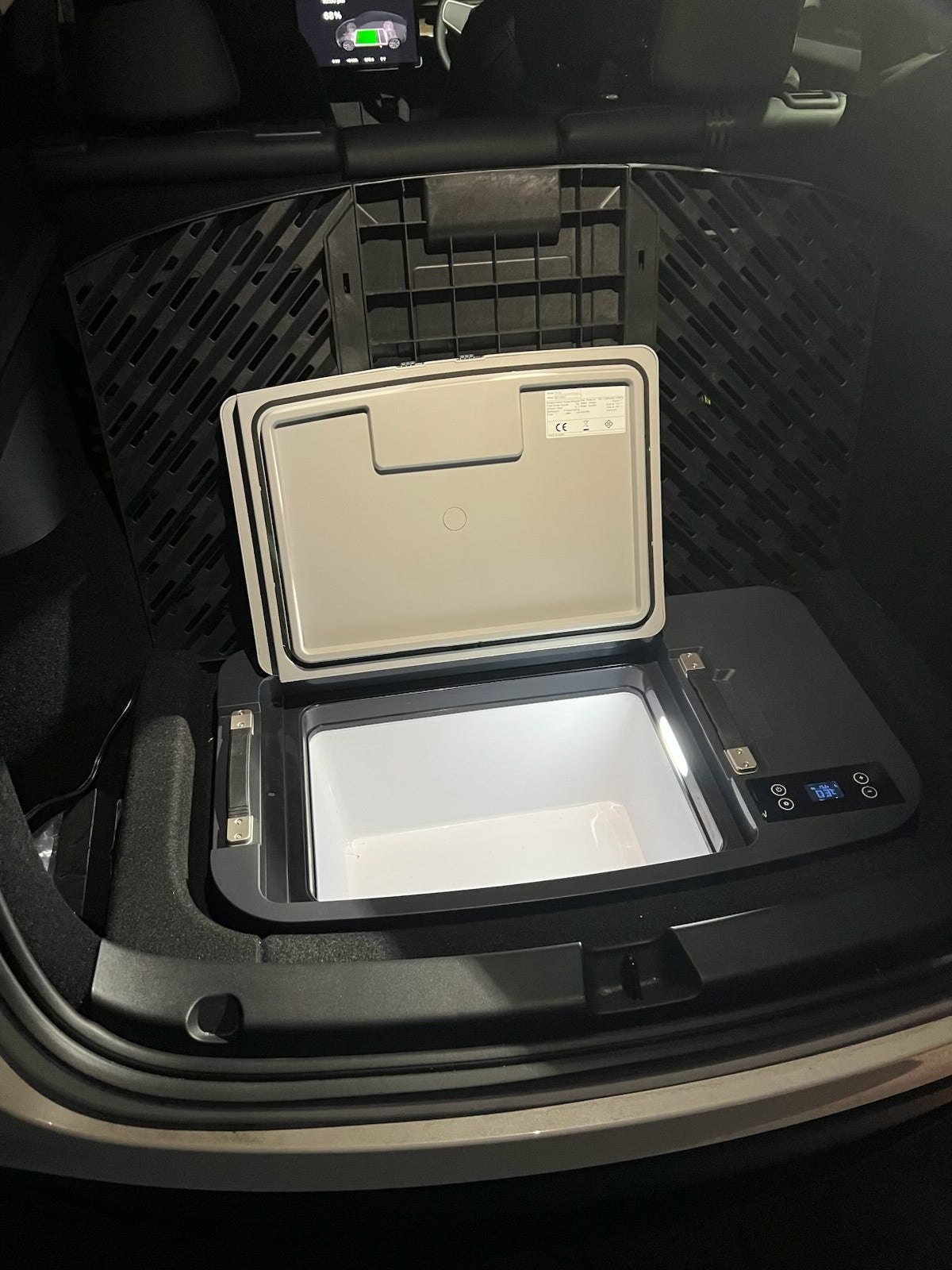 Vent cover for Model Y Sub Trunk Fridge for Juniper and Model Y - My Tesla Accessories Interior Accessories #