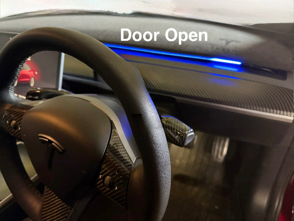 Door open soft alert For Tesla Blind Spot Detection dash LED