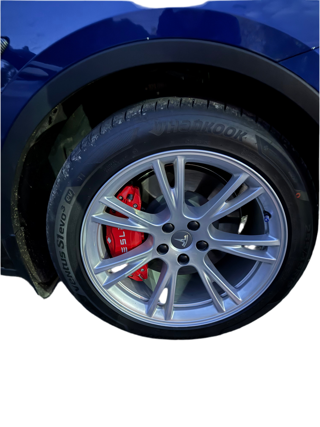 Front Red Brake Calipers Cover for Tesla