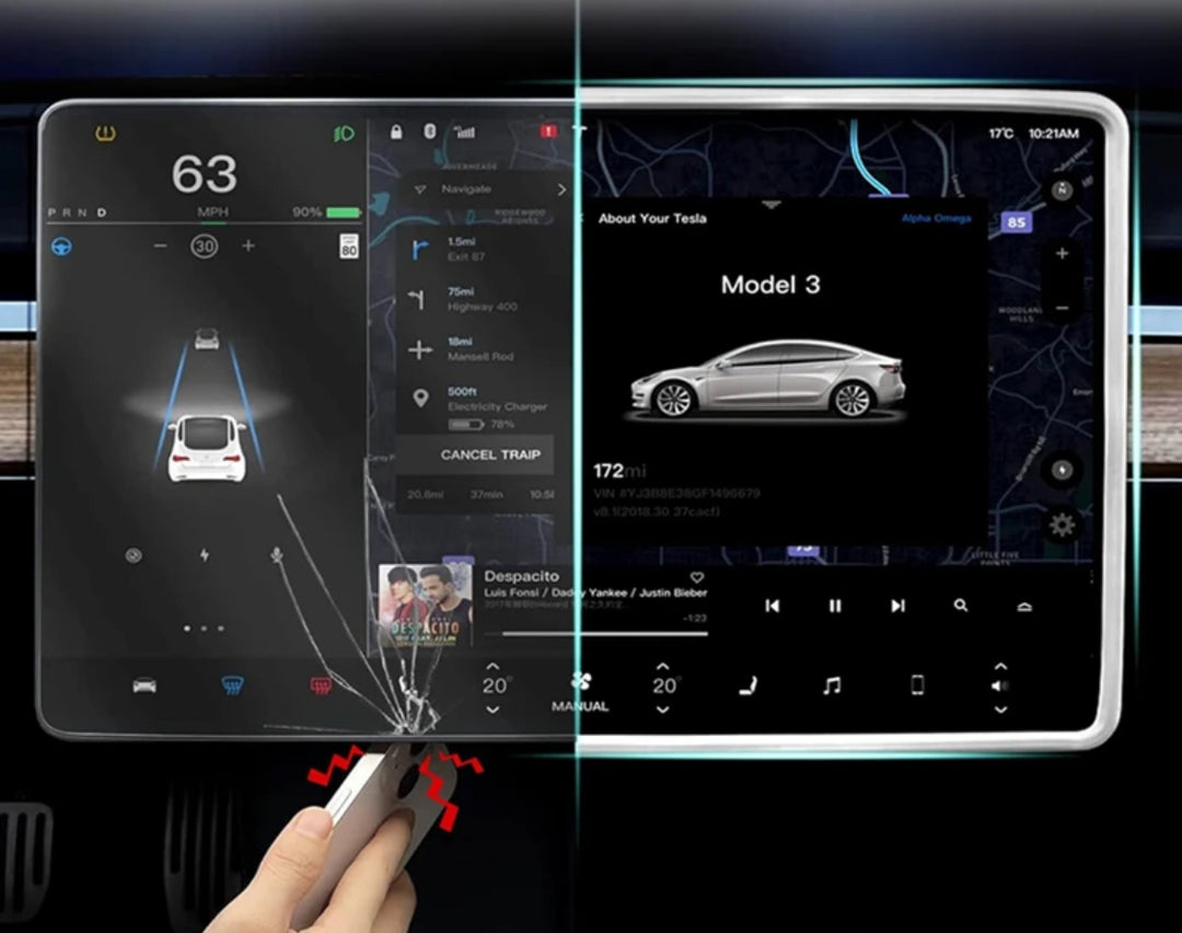 Tesla Screen Edge Protector - My Tesla Accessories Interior Accessories  
