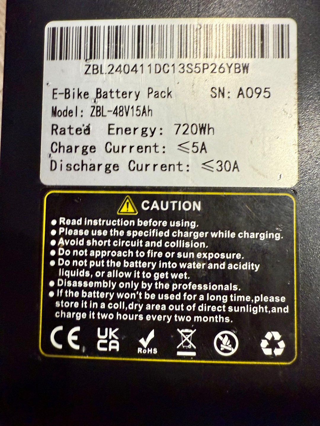 Replacement Battery OUXI E-Bikes - My Tesla Accessories Electric Bike 