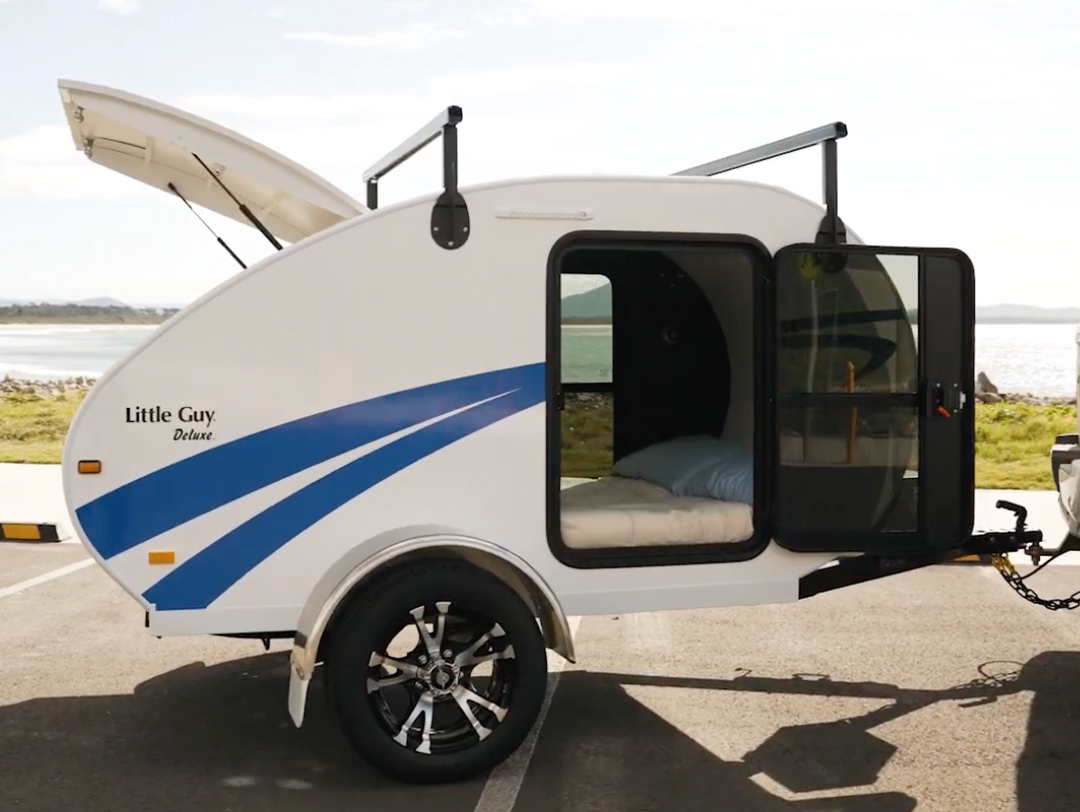 Little Guy Deluxe Teardrop Trailer — Lightweight Tesla-Compatible Camper - My Tesla Accessories Teardrop Trailer 