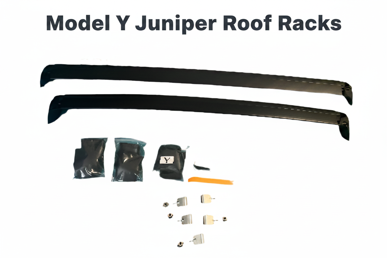 Tesla Model Y Rack Addition High Quality Tesla Roof Racks for Model Y & 3 | Easy Install & Secure