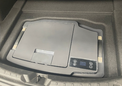 Sub Trunk Fridge for Model 3 Highland, Model 3 Highland, Interior Accessories  #myteslaaccessories, Camping Collection, Easy to Use, Easy to Install,SubTrunk Fridge