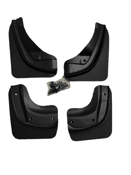 Flat Model 3 Highland Mud Flaps - My Tesla Accessories Tow Bar Accessories 