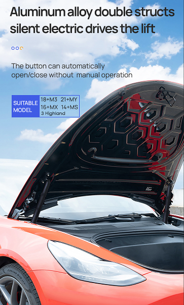 Power Electric Frunk Opening System Suitability, Exterior Accessories #myteslaaccessories, Model Y