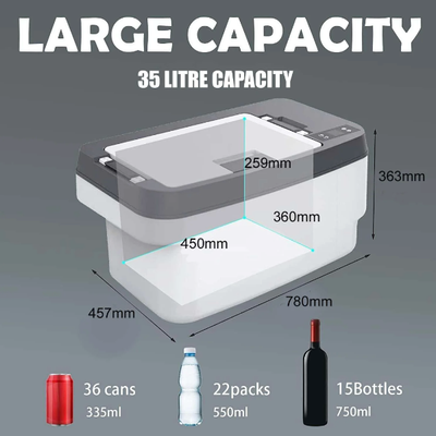 Tesla Trunk Fridge Capacity #myteslaaccessories
