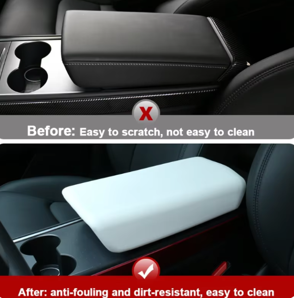 Model Y and Model 3 (2020-23) Centre Arm Rest Console Protector, Tesla Model Y, #mytelsaccessories, Interior Accessories, Aftermarket 