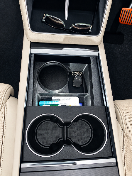 Oversized Bottle  Centre Console Compartment for Tesla YL and Juniper