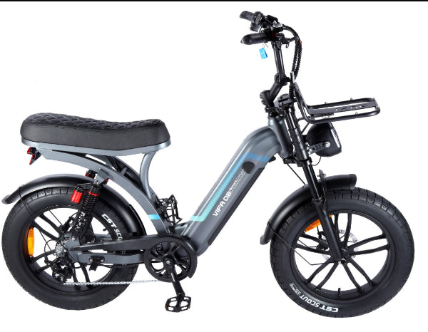 QUXI Q8 Electric Bike in Sliver