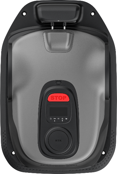 R3000_Robotic_Lawn_Mower and Charger Docked