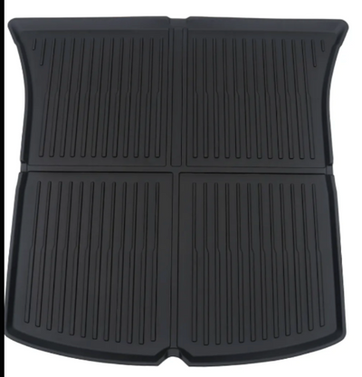 Tesla Juniper and Model Y 2020-24 trunk liner or boot liner that is  waterproof custom-fit mat protects against dirt and spills