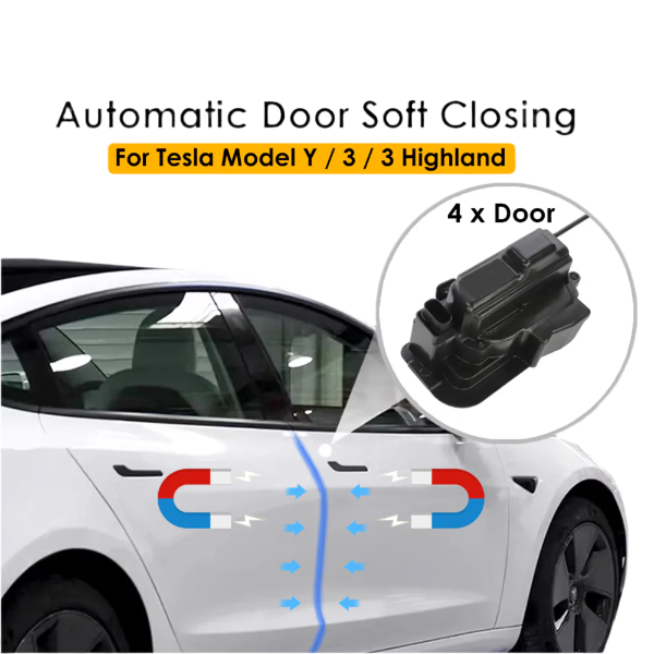 Tesla Soft Close Door Kit For Model Y, #myteslaaccessories, Tesla, Exterior Accessories, Aftermarket