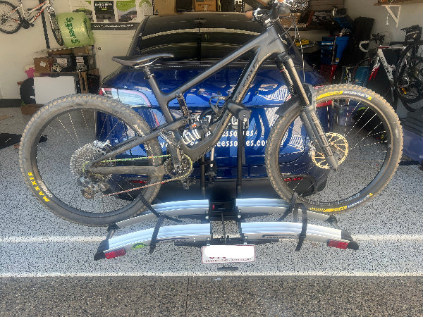 Tilting and Folding E-Bike Carrier - My Tesla Accessories Electric Bike #myteslaaccessories