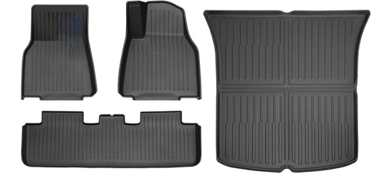 Tesla All-Weather Complete Mat Set - My Tesla Accessories Interior Accessories #