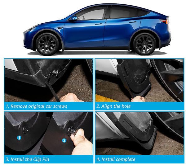 Model Y Mud Flaps  - My Tesla Accessories