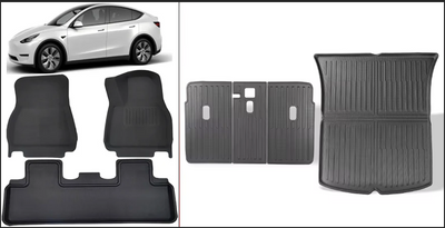 Tesla All-Weather Complete Mat Set - My Tesla Accessories Interior Accessories #