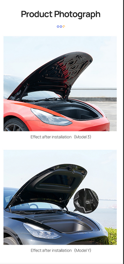 Power Electric Frunk Opening System - My Tesla Accessories Exterior Accessories #