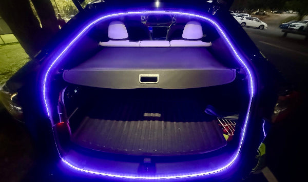 White App Controlled Model Y RGB Trunk  Lights 