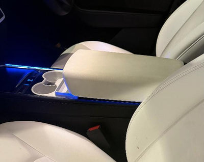 White Centre Model 3 #myteslaaccessories, interior Accessories, #myteslaaccessories, Aftermarket,