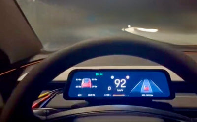 9.6" Dashboard Display with Vent for Tesla - My Tesla Accessories Interior Accessories #