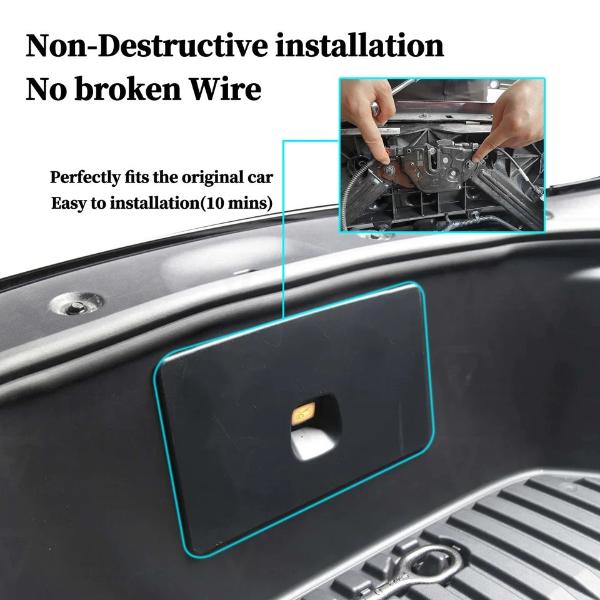 Install of Suction Soft Close Frunk Kit - My Tesla Accessories Exterior Accessories  