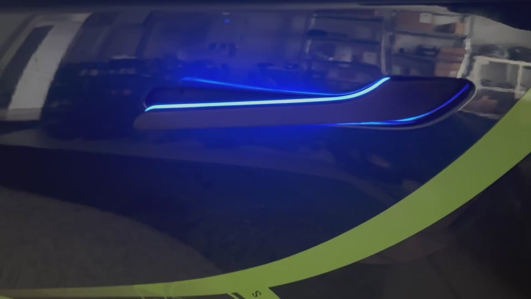 Bluetooth Self-Presenting LED Door Handles for Tesla
