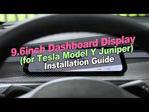 9.6" Dashboard Display with Vent for Tesla
